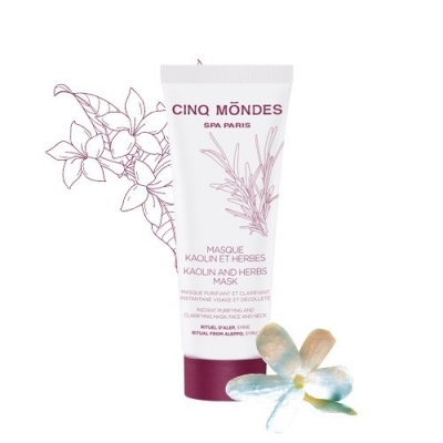 Masque Kaolin et Fleurs